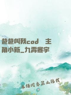 爸爸叫我cod媽媽主角小新