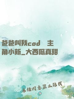 爸爸叫我cod媽媽主角小新