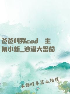 爸爸叫我cod媽媽主角小新