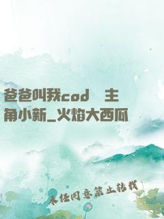 爸爸叫我cod媽媽主角小新