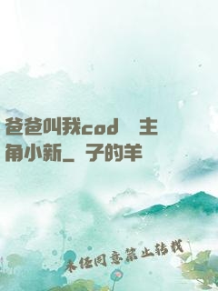 爸爸叫我cod媽媽主角小新
