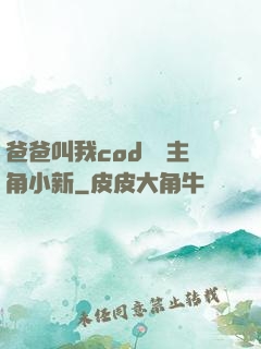 爸爸叫我cod媽媽主角小新