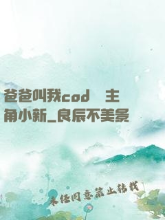 爸爸叫我cod媽媽主角小新