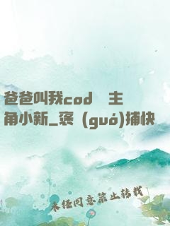 爸爸叫我cod媽媽主角小新