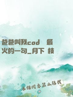 爸爸叫我cod媽媽最火的一句