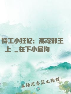 特工小狂妃：高冷邪王寵上癮
