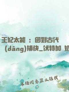 王妃太能鬧：回到古代當(dāng)捕快