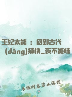 王妃太能鬧：回到古代當(dāng)捕快