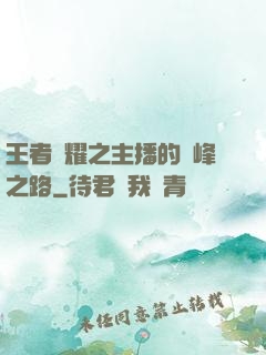 王者榮耀之主播的巔峰之路
