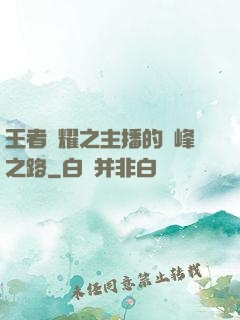 王者榮耀之主播的巔峰之路