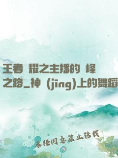 王者榮耀之主播的巔峰之路