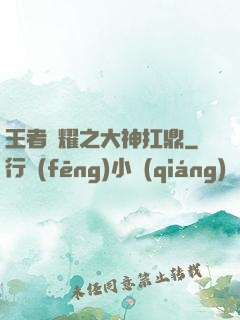 王者榮耀之大神扛鼎