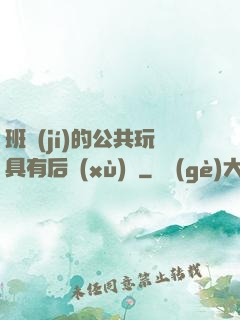 班級(jí)的公共玩具有后續(xù)嗎
