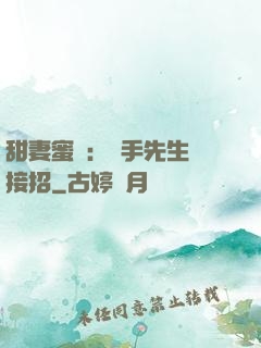 甜妻蜜彈：殺手先生請接招