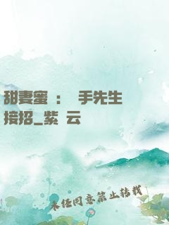 甜妻蜜彈：殺手先生請接招