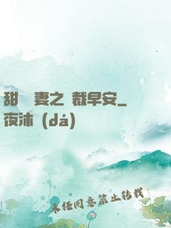 甜寵嬌妻之總裁早安