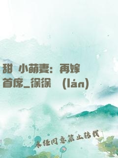 甜寵小萌妻：再嫁億萬首席