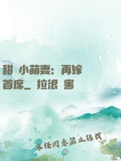 甜寵小萌妻：再嫁億萬首席