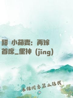 甜寵小萌妻：再嫁億萬首席