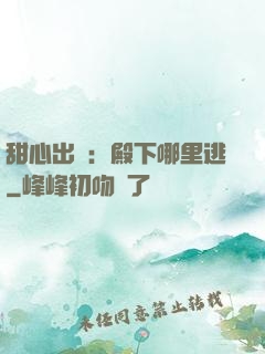 甜心出擊：殿下哪里逃