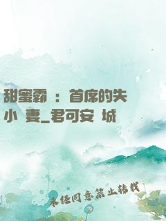甜蜜霸寵：首席的失憶小嬌妻