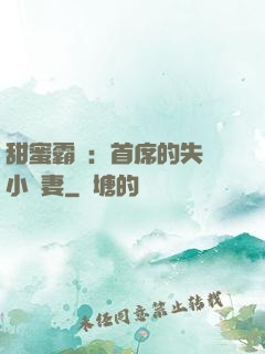 甜蜜霸寵：首席的失憶小嬌妻