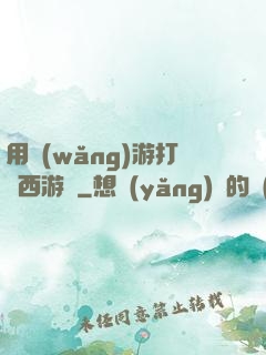 用網(wǎng)游打開西游記