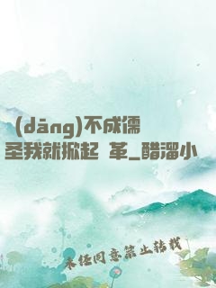 當(dāng)不成儒圣我就掀起變革