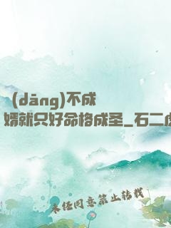 當(dāng)不成贅婿就只好命格成圣