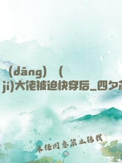 當(dāng)滿級(jí)大佬被迫快穿后