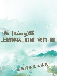 當系統(tǒng)遇上精神病
