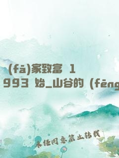 發(fā)家致富從1993開始