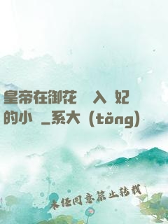皇帝在御花園進入貴妃的小說