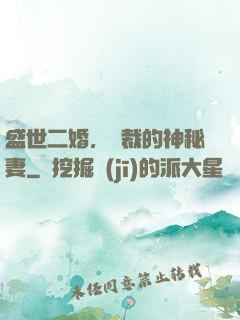 盛世二婚，總裁的神秘妻