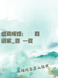 盛夏暖婚：億萬總裁帶回家