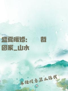 盛夏暖婚：億萬總裁帶回家