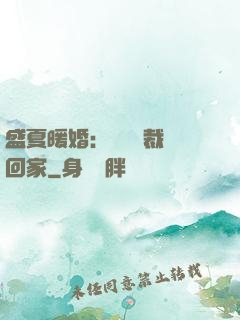 盛夏暖婚：億萬總裁帶回家