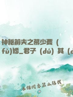 神秘前夫之慕少要復(fù)婚