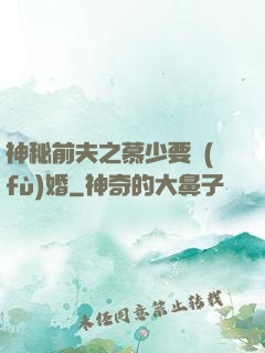 神秘前夫之慕少要復(fù)婚