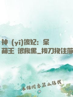 神醫(yī)傻妃：呆萌王爺很腹黑