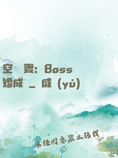 空間嬌妻：Boss寵婚成癮