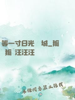 等一寸日光來傾城