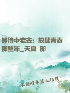 等待中老去：放肆青春那些年