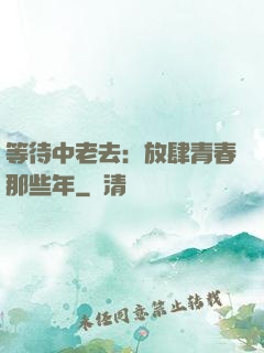 等待中老去：放肆青春那些年