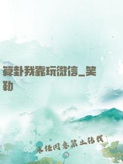 算卦我靠玩微信
