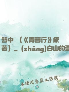 簪中錄（《青簪行》原著）