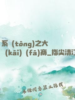 系統(tǒng)之大開(kāi)發(fā)商