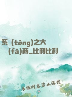 系統(tǒng)之大開發(fā)商