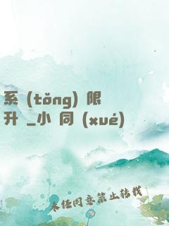 系統(tǒng)無限升級