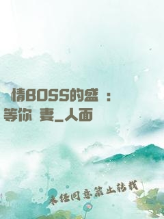 純情BOSS的盛愛：等你為妻